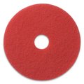 Americo Buffing Pads, 13" Diameter, Red, PK5 404413